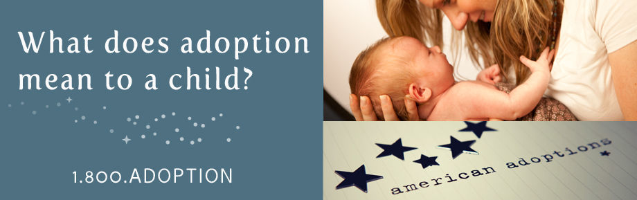 What does adoption mean to a child?