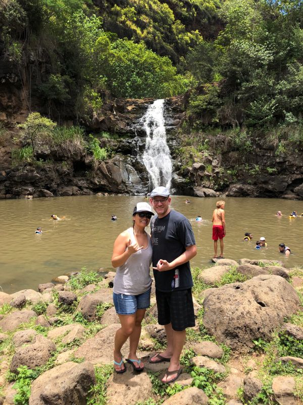 At Waimea Falls