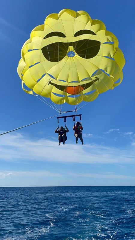 First Time Parasailing