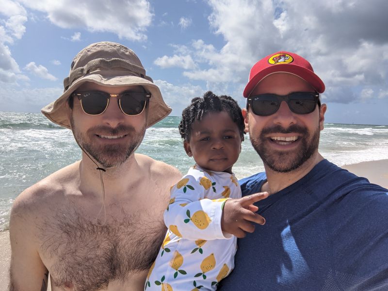 Enjoying the Beach With Charlotte