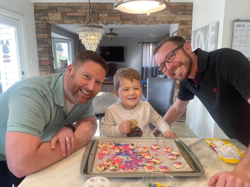 Baking With Our Friends' Son