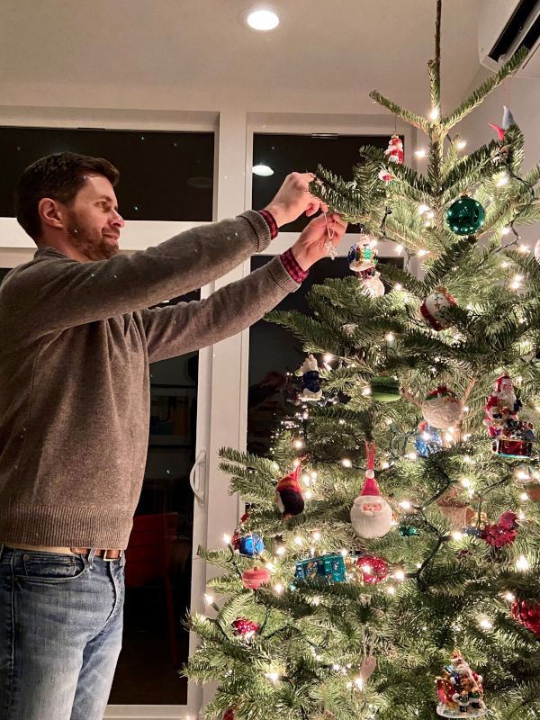 Decorating Our Christmas Tree