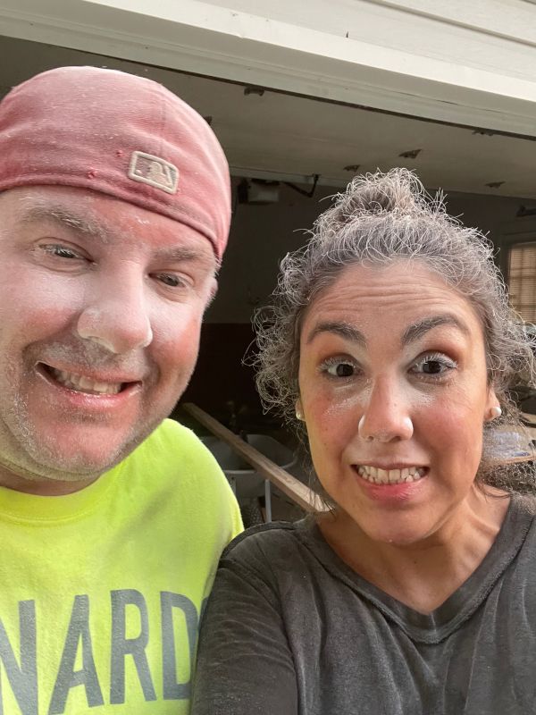 Hard at Work During a Home Flip
