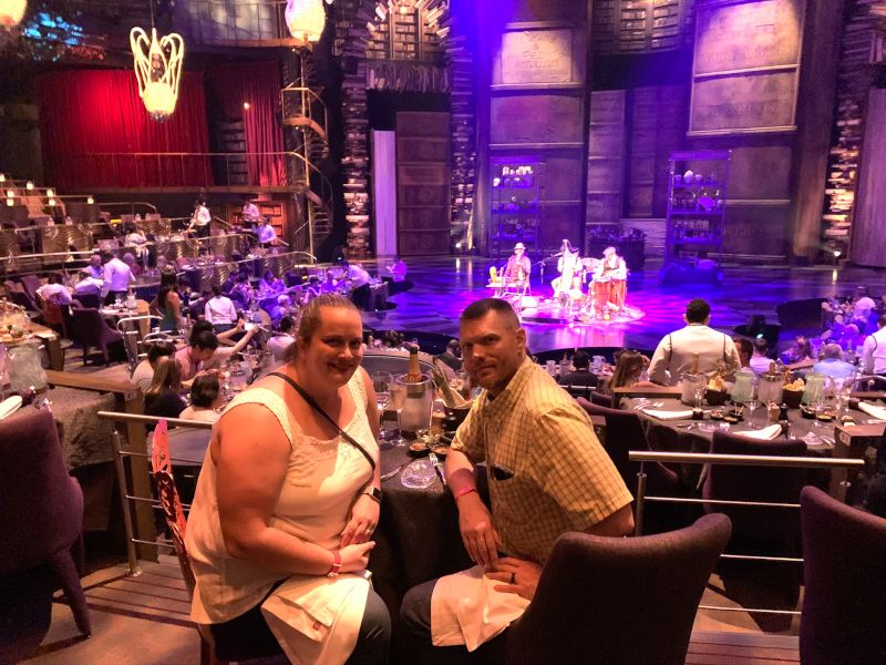 Enjoying a Cirque Show