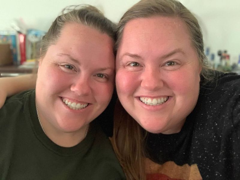 Samantha & Her Twin Sister (Samantha Is on the Right!)