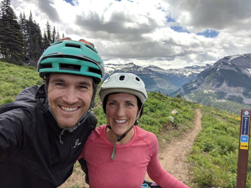 Biking in Wyoming