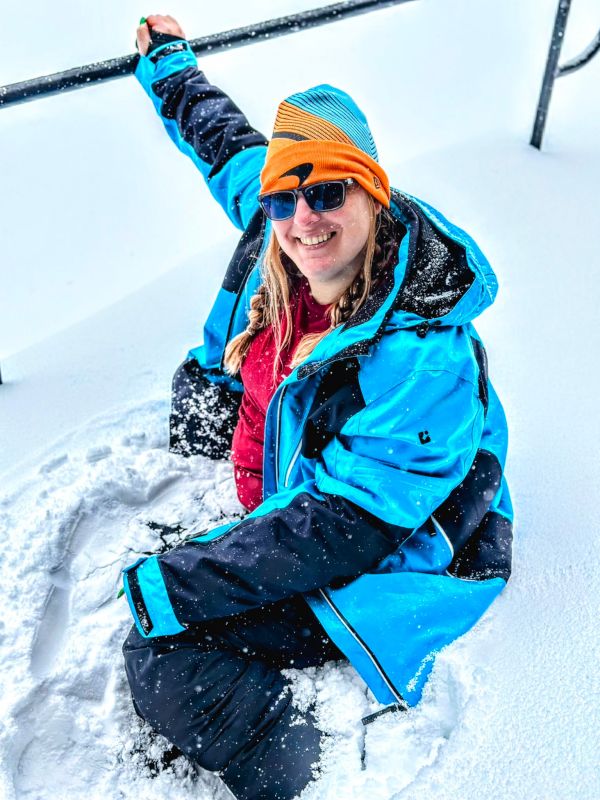 Playing in the Snow in Big Bear