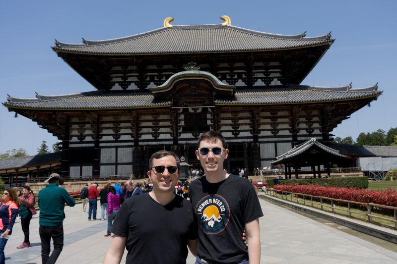Visiting a Temple in Japan