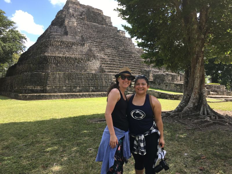 Visiting Ruins on Vacation