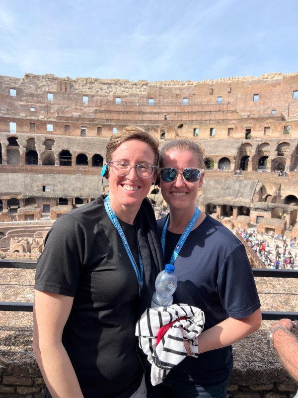In the Colosseum in Rome