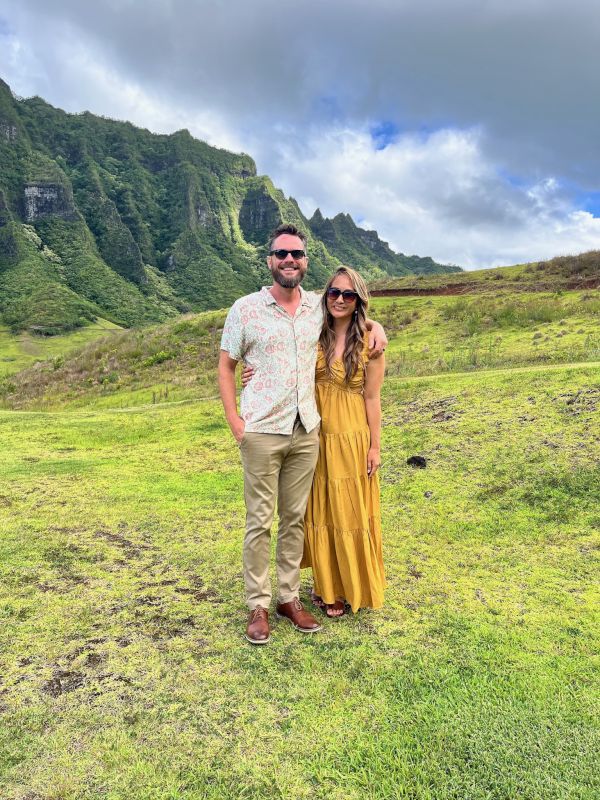 Standing in a Grassy Valley