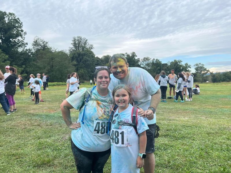 We Had a Blast at Our First Color Run as a Family
