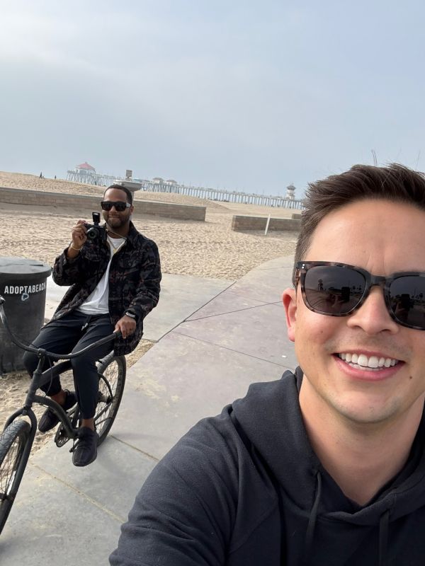 Riding Bikes at the Beach