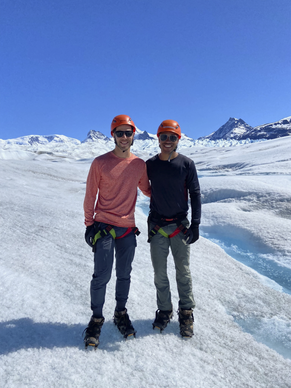 Hiking on a Glacier in Argentina
