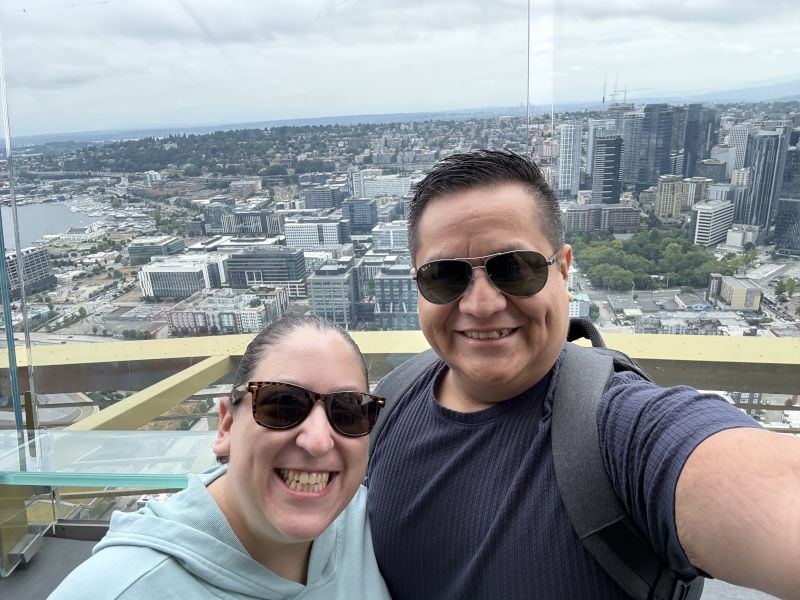 At the Seattle Space Needle