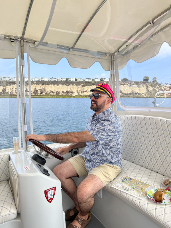Brent in the Captain's Seat