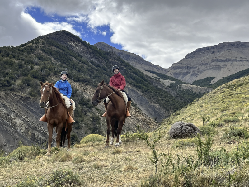 Horseback Riding Together in Chile