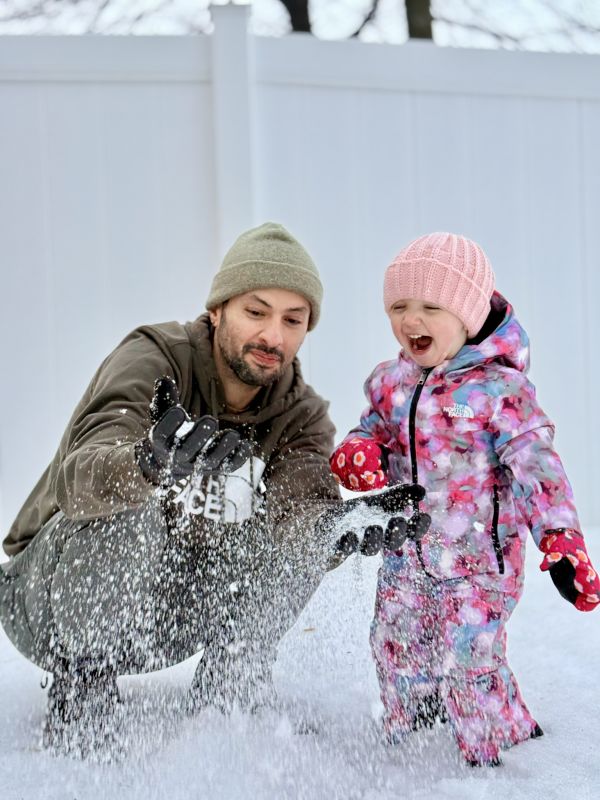 Eddie and Viola Snow Day