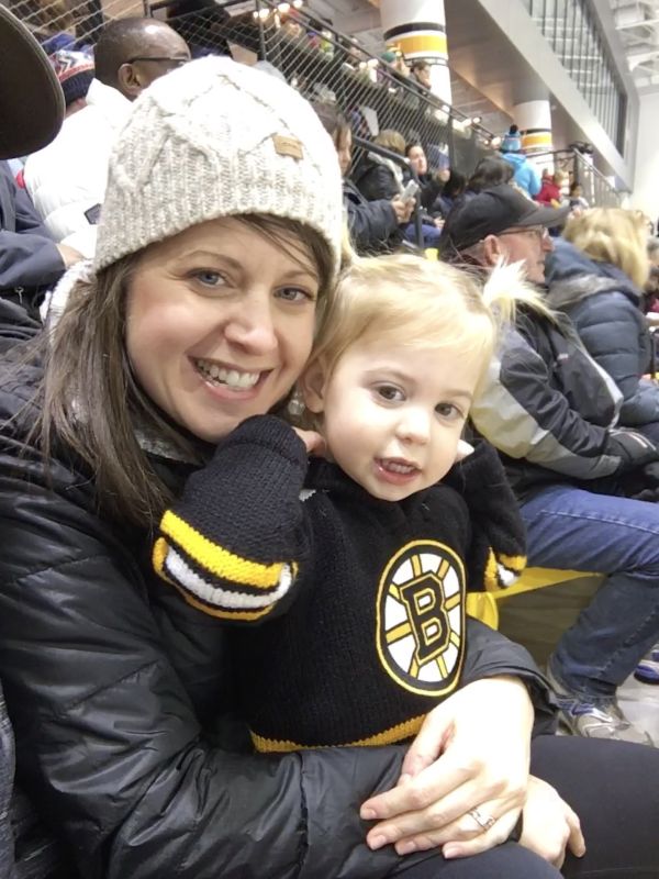 We Love Cheering on Our Favorite Hockey Team!