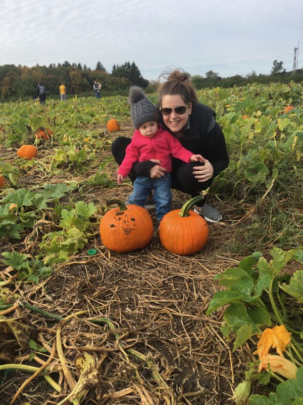 Megan and Avery Found the Perfect Pumpkins