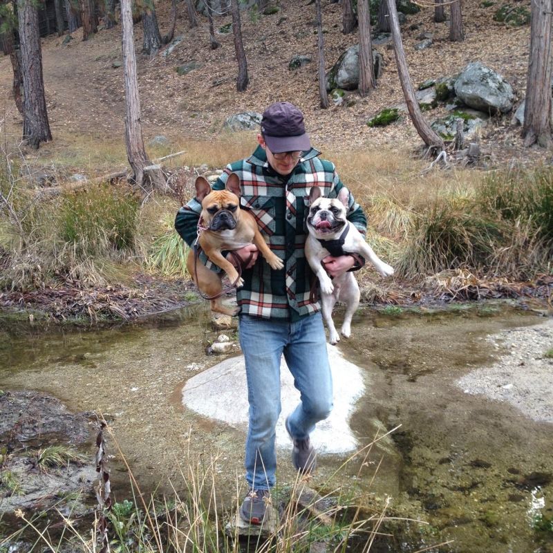 Creek Hopping with the Non-Sporting Breed