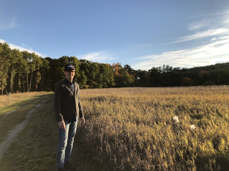 Walking Along the Conservation Land Next to Our Home