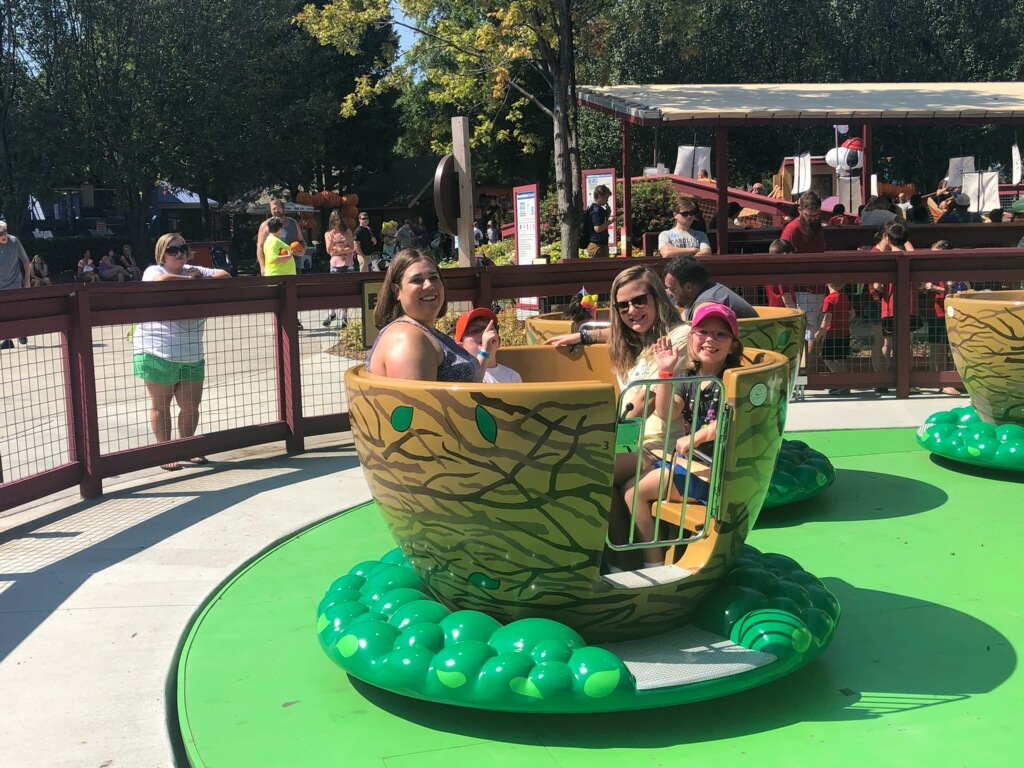 At the Amusement Park with Our Nieces & Nephew