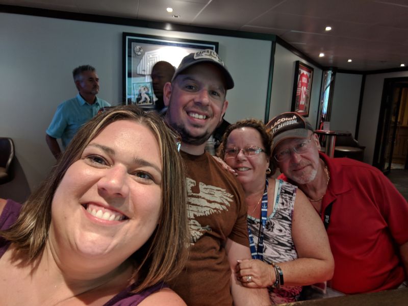 On a Cruise with Jon's Aunt & Uncle