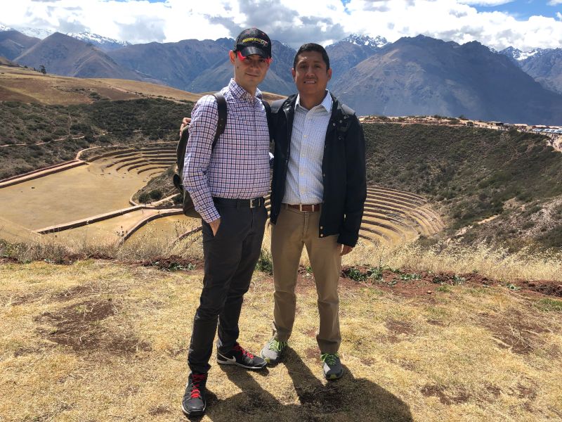 Enjoying the View in the Andes