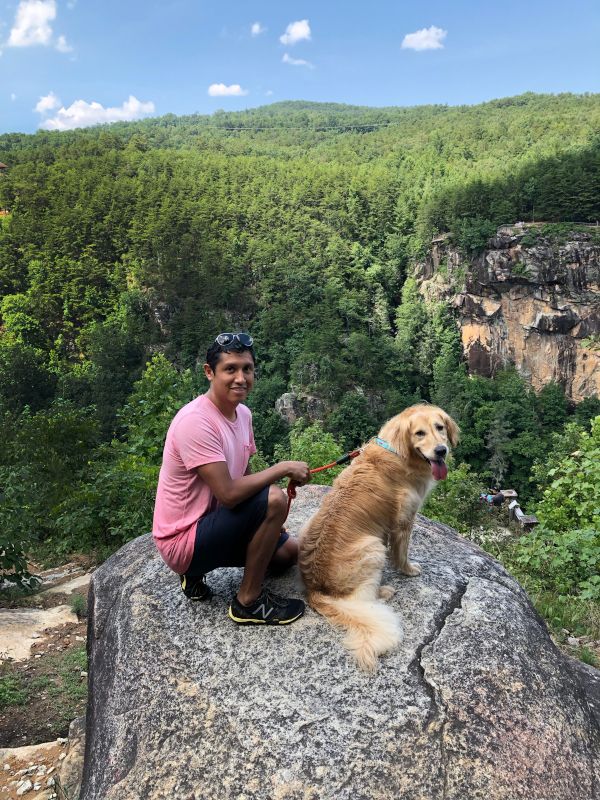 Hiking With Our Pup, Benjamin