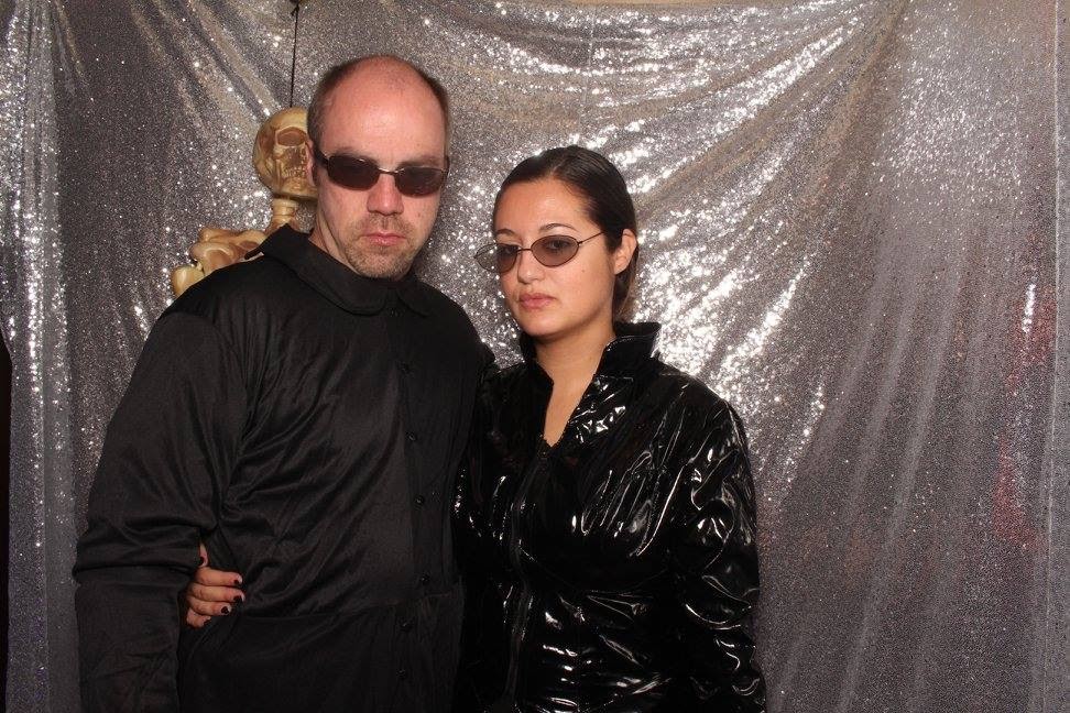 Halloween Party - We Went as Neyo & Trinity from the Matrix