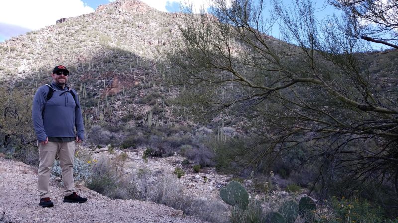 Justin Hiking