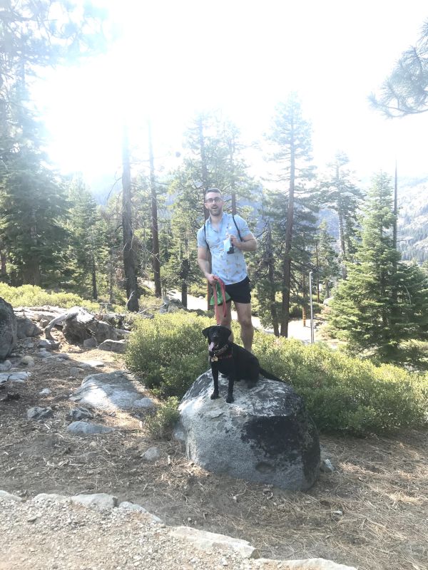 Kevin & Buddy Hiking