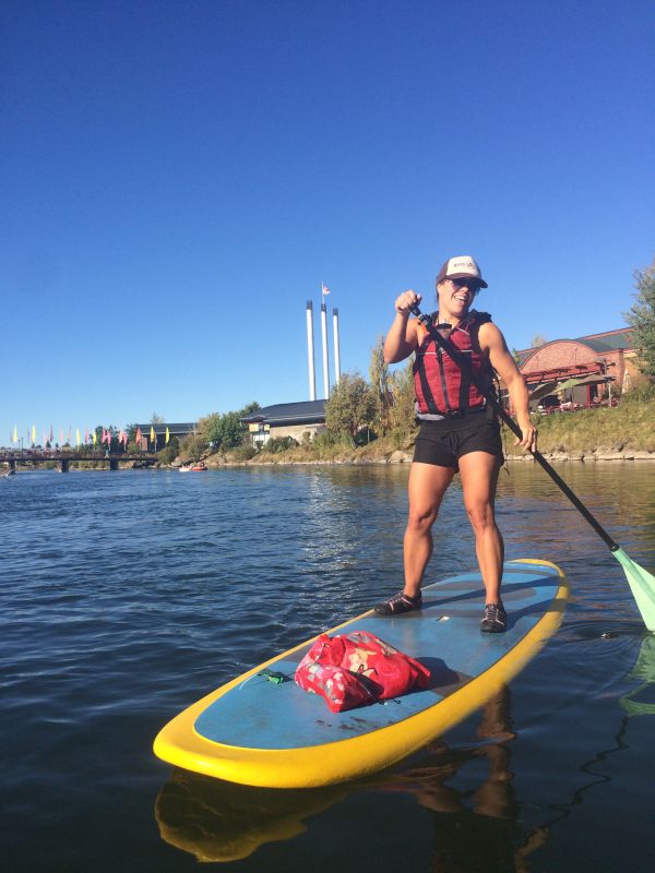 Rebecca Paddleboarding