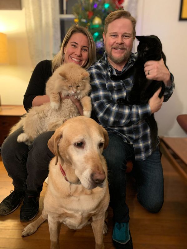 Family Fur Baby Photo