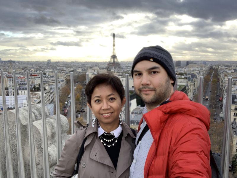 On Top of the Arc de Triomphe